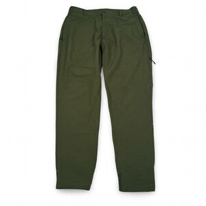 Mack Weldon Radius Flex Jogger Pants Men’s Medium Green Stretch Zipper Pockets